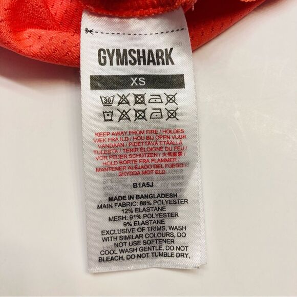 Gymshark Training Crop Tank Boxy Fit Active Muscle Shirt Drop Top Women Size XS - Picture 7 of 9